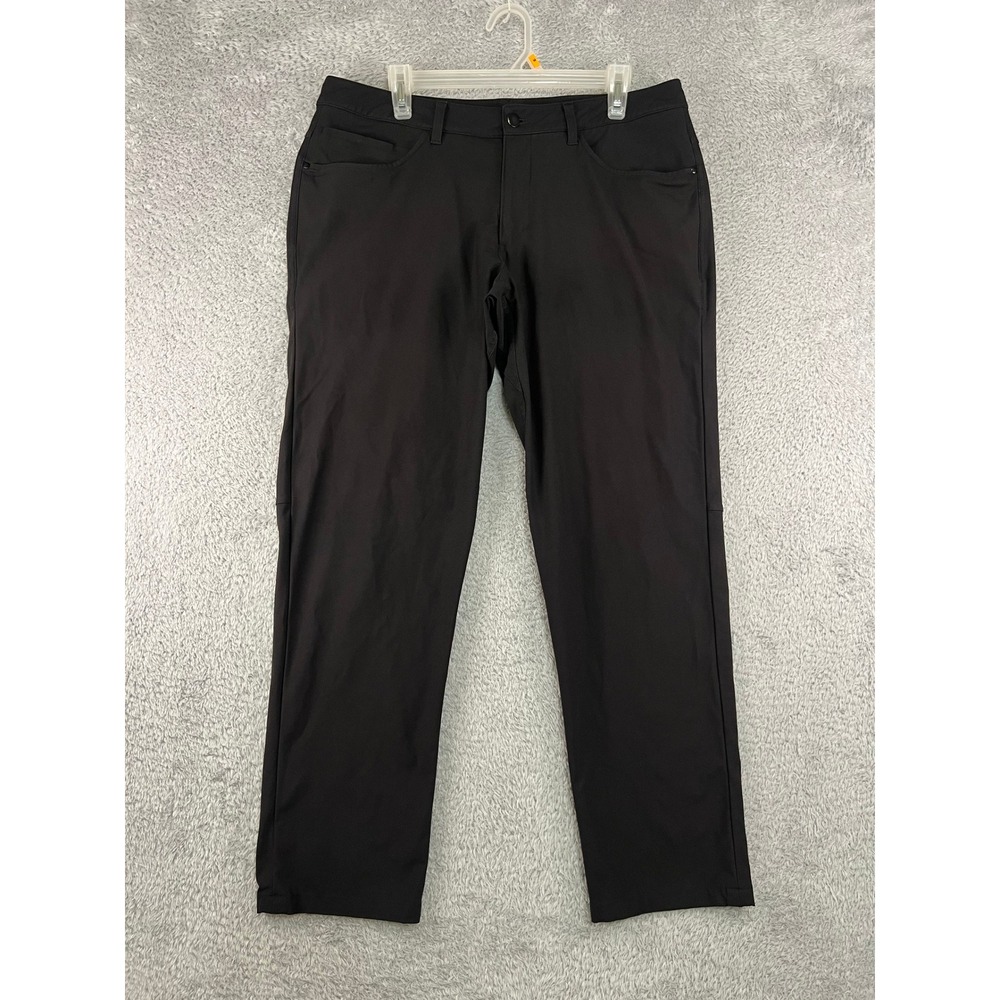Lululemon ABC Pants Mens 34x30 Black Classic Chino LM5426S